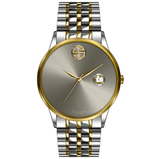 Sveston SV-7526 Two-Tone Gold & Silver Men’s Watch