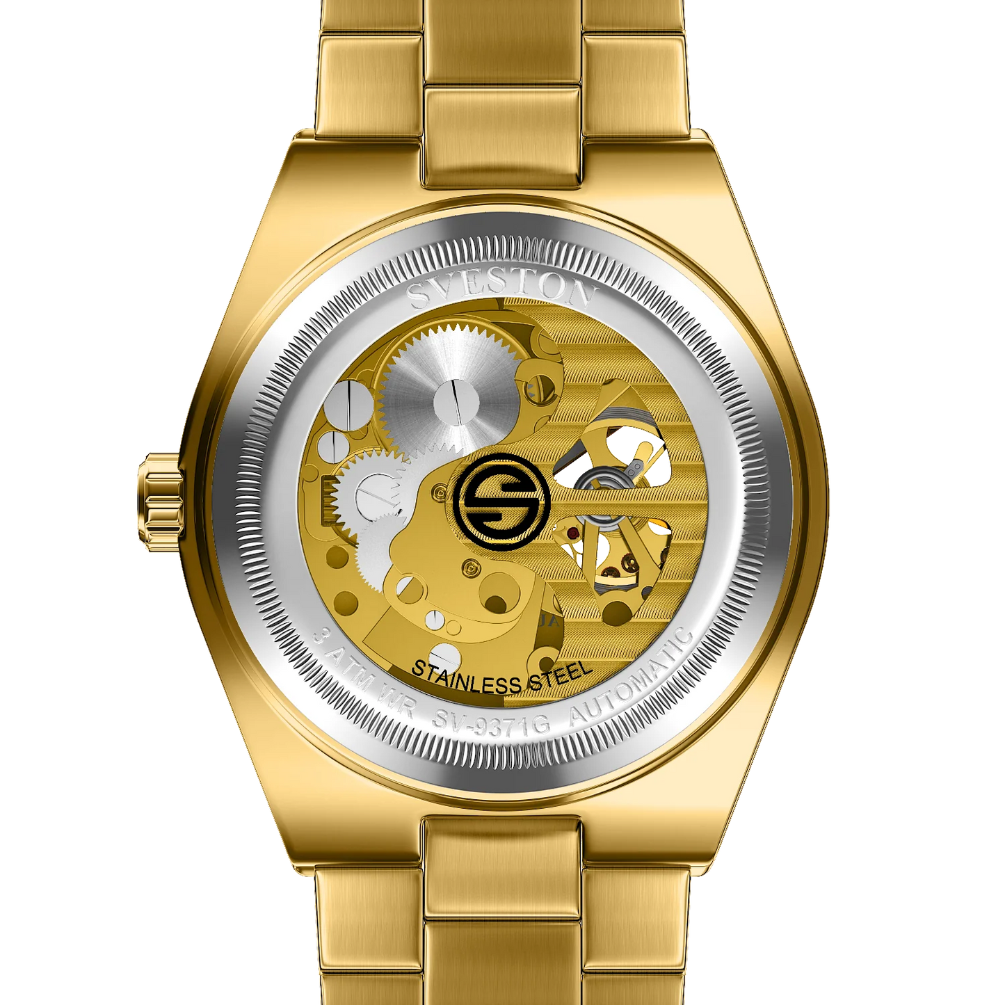 Sveston Automatic Gold Dial Watch