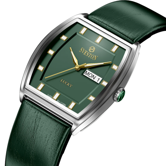 Sveston Lucky Green & Silver Watch