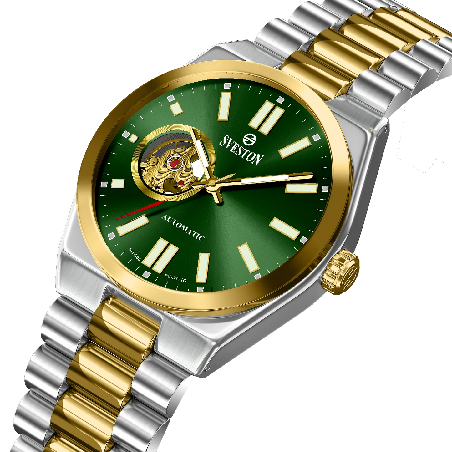 Sveston Automatic Two-Tone Silver & Gold Watch
