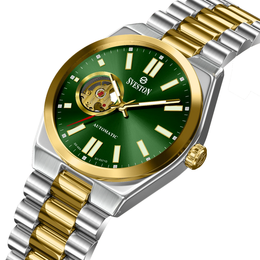 Sveston Automatic Two-Tone Silver & Gold Watch