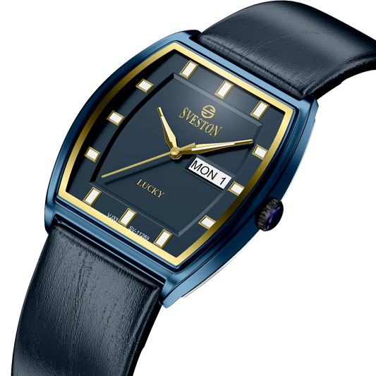 Sveston Lucky Blue & Gold Watch