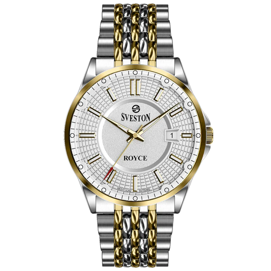 Sveston SV-7529 Two-Tone Gold & Silver Stainless