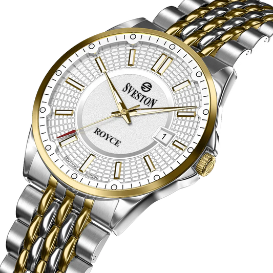 Sveston SV-7529 Two-Tone Gold & Silver Stainless