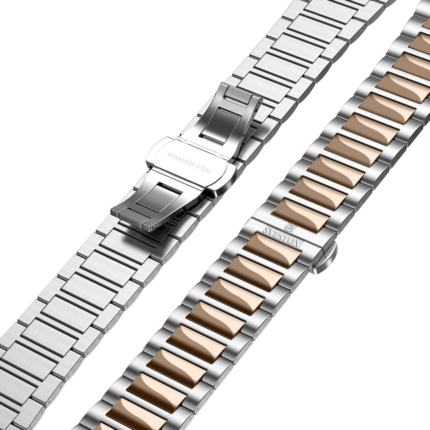 Sveston Duchess Rose Gold Silver Watch