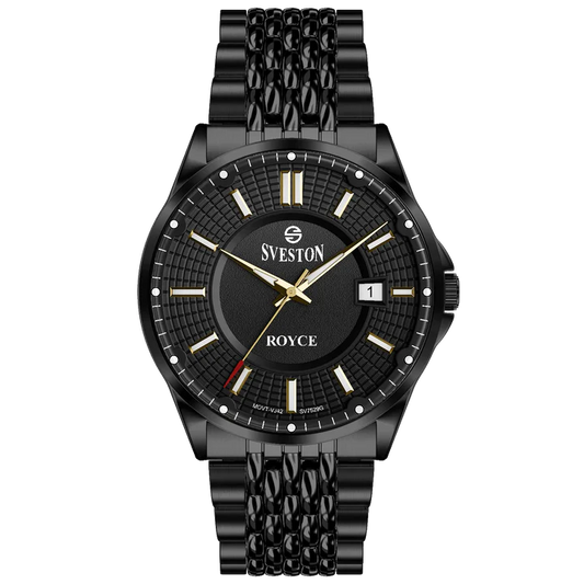 Sveston  SV-7529 All Black Stainless Steel Men’s Watch