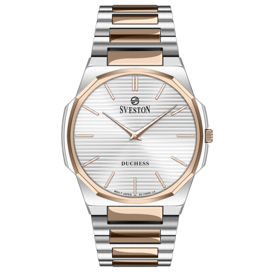 Sveston Duchess Rose Gold Silver Watch