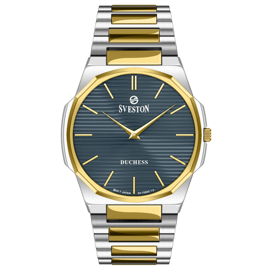 Sveston Duchess Blue Dial Two-Tone Watch