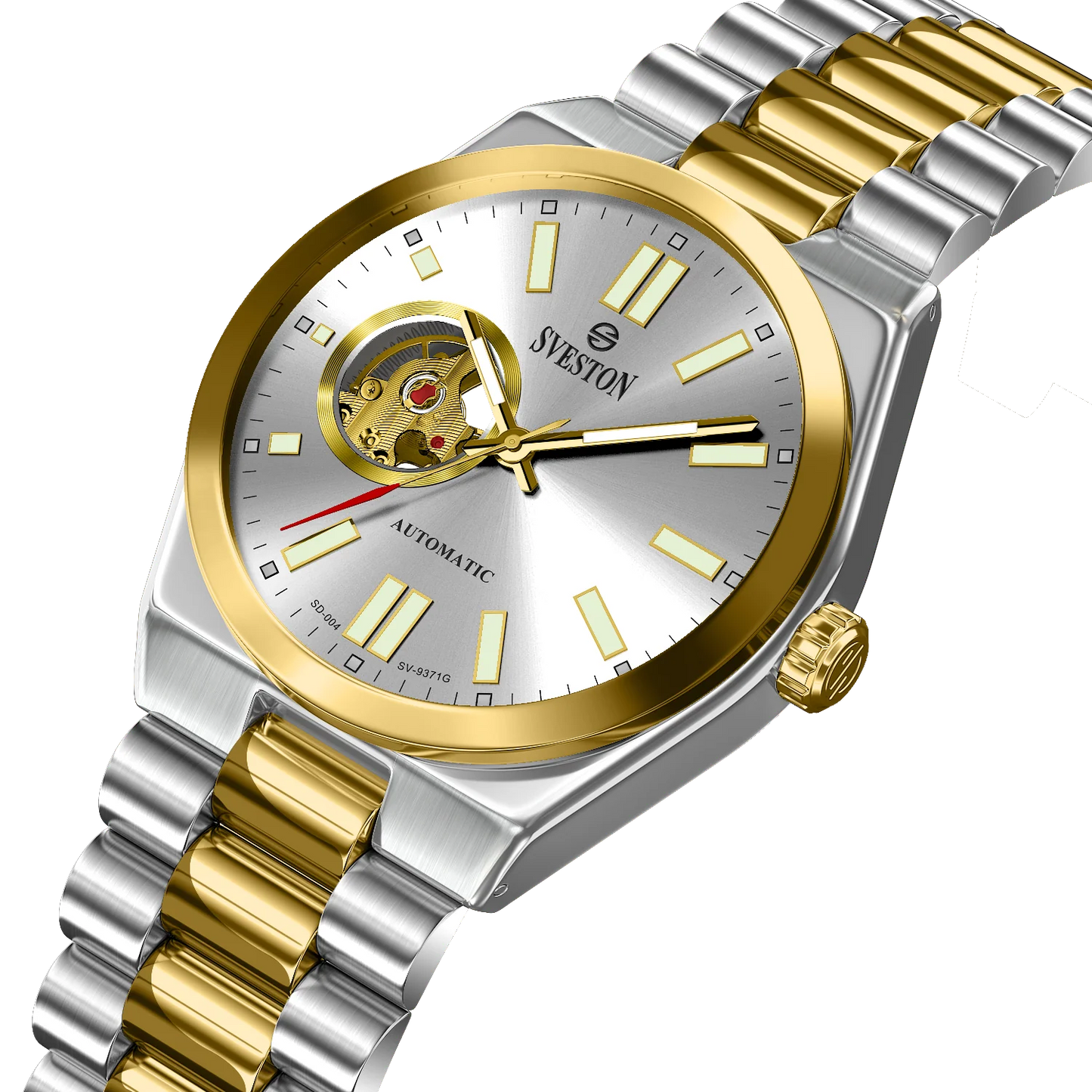 Sveston Automatic Two-Tone Silver & Gold Watch