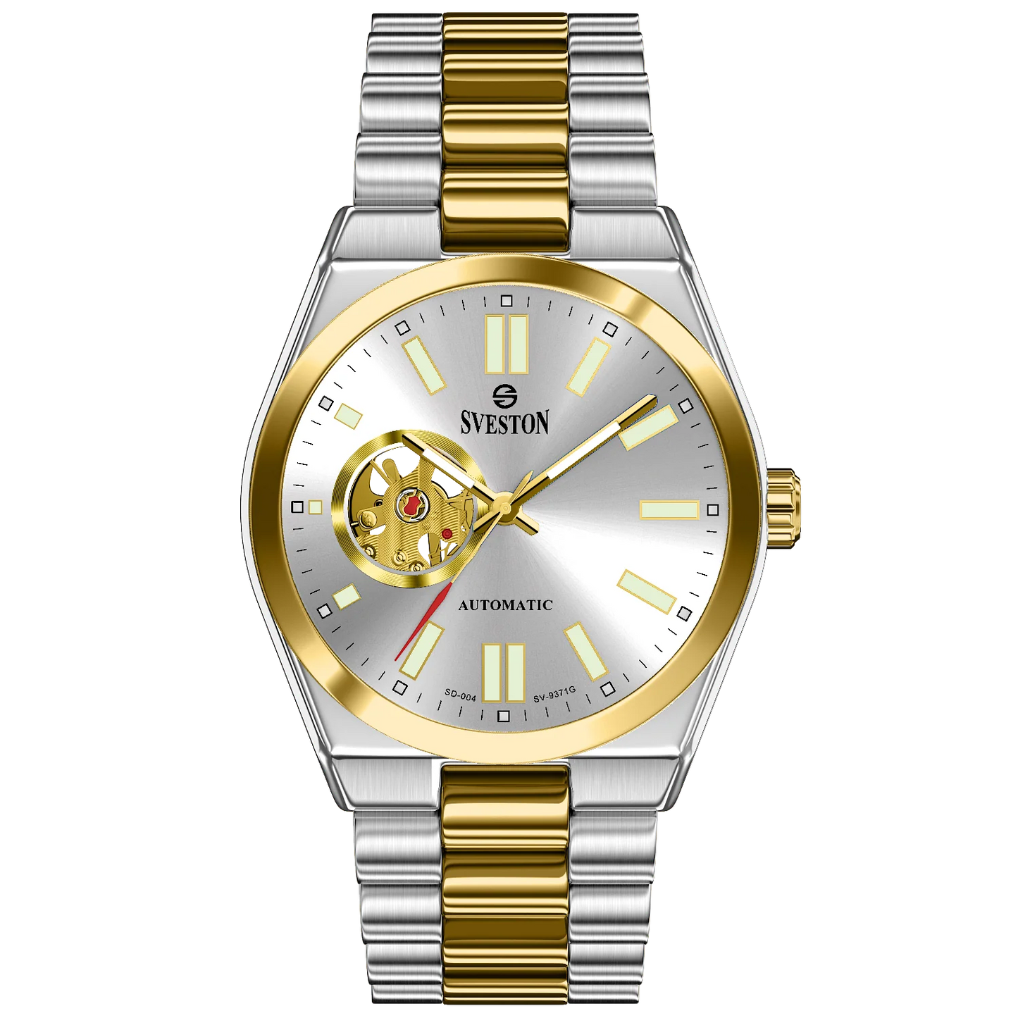 Sveston Automatic Two-Tone Silver & Gold Watch
