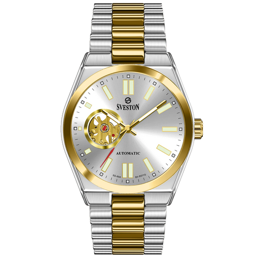 Sveston Automatic Two-Tone Silver & Gold Watch