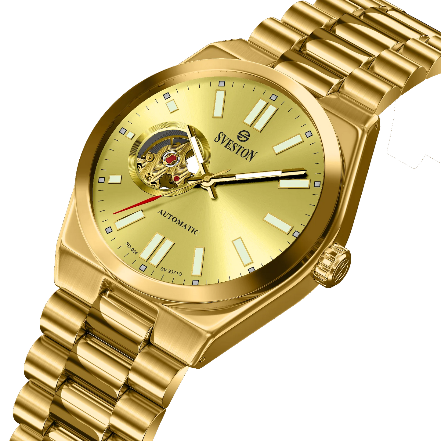 Sveston Automatic Gold Watch for Men