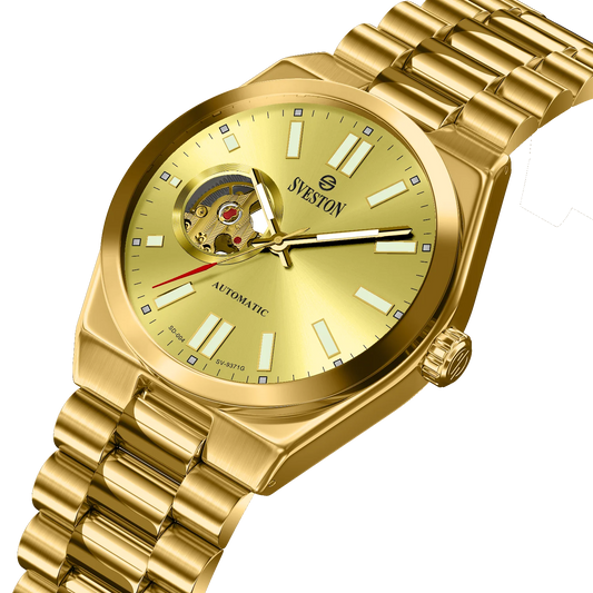 Sveston Automatic Gold Watch for Men